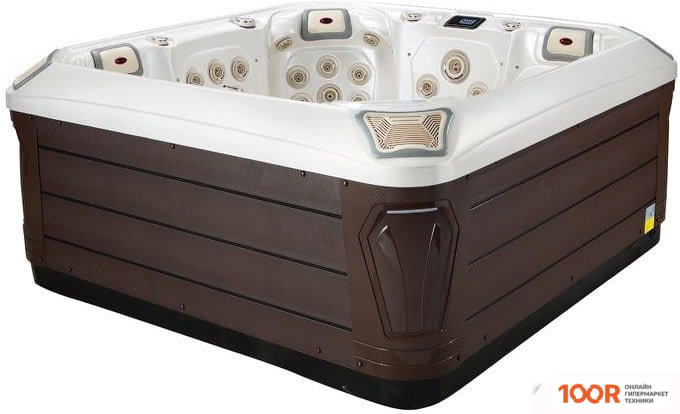 Бассейн Delfi Spa LAKKI 215X215X98 (БЕЖЕВЫЙ) С ДЖАКУЗИ (331227)