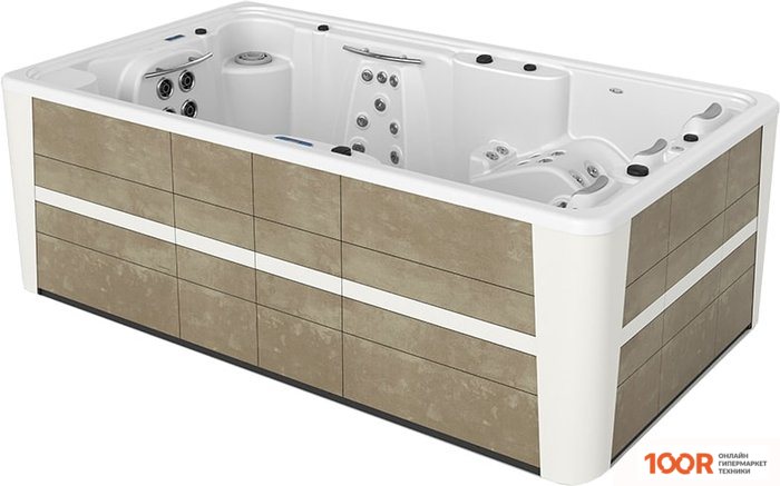 Бассейн Aquavia Spa FITNESS SPA 400X230 (БЕЛЫЙ/URBAN GREY) (331163)