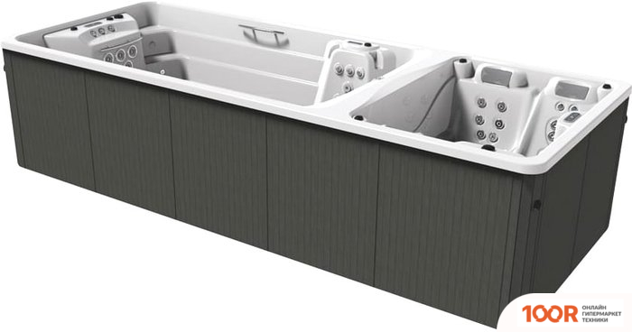 Бассейн Aquavia Spa DUO SWIMSPA 575X230 (БЕЛЫЙ/SYNTHETIC GREY) (331158)
