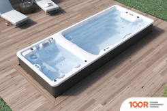 Бассейн Aquavia Spa DUO SWIMSPA 575X230 (БЕЛЫЙ/SYNTHETIC GREY) (331158)