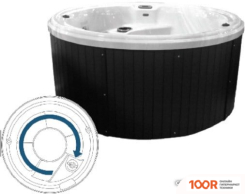 Бассейн Allseas Spa ROCK TUB 198X92 (БЕЛЫЙ) С ДЖАКУЗИ (331146)