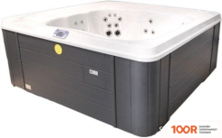 Бассейн Allseas Spa RIVER FLOW SQUARE 240X240X97 (БЕЛЫЙ) С ДЖАКУЗИ (331145)