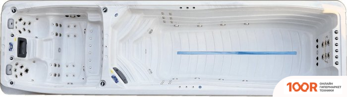 Бассейн Allseas Spa POSEIDON DUO ELITE 800X225X152 (БЕЛЫЙ) С ДЖАКУЗИ (331140)