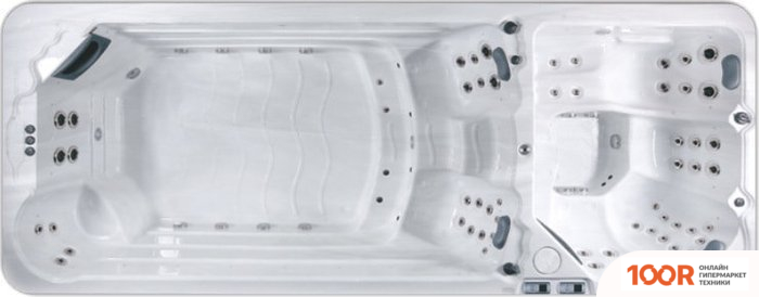 Бассейн Allseas Spa OD 58 580X225X127 (БЕЛЫЙ) С ДЖАКУЗИ (331139)