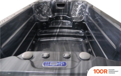 Бассейн Allseas Spa OD 42 420X225X127 (ЧЕРНЫЙ) С ДЖАКУЗИ (331136)