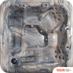 Бассейн Allseas Spa DS 201 212X212X92 (СЕРЫЙ) С ДЖАКУЗИ (331133)