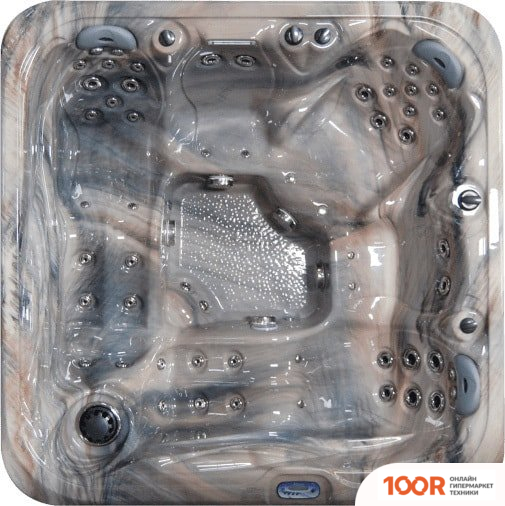 Бассейн Allseas Spa DS 201 212X212X92 (СЕРЫЙ) С ДЖАКУЗИ (331133)