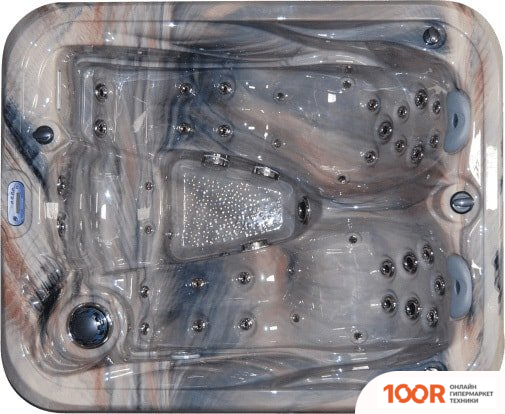 Бассейн Allseas Spa DS 101 200X64X82 (СЕРЫЙ) С ДЖАКУЗИ (331131)