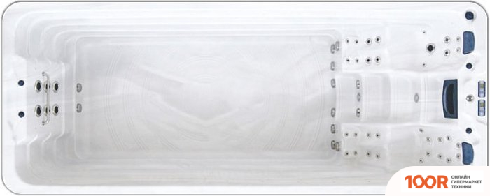Бассейн Allseas Spa ASW 5500 SUPERIOR 550X225X152 (БЕЛЫЙ) С ДЖАКУЗИ (331128)