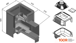 Банная печь Этна 14 (ДТ-3) (331114)