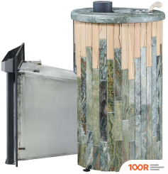 Банная печь Ферингер ОПТИМА ЖАДЕИТ + ОКАМЕНЕВШЕЕ ДЕРЕВО, СЕРИЯ "ПФ" (331099)