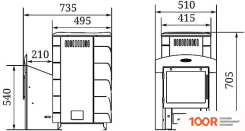 Банная печь Термофор КОМПАКТ 2017 INOX ВИТРА ТО (АНТРАЦИТ) (331005)