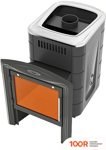 Банная печь Термофор КОМПАКТ 2017 INOX ВИТРА ТО (АНТРАЦИТ) (331005)