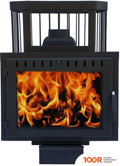 Банная печь Сибирь 21 С ПАНОРАМНОЙ ДВЕРЦЕЙ (330896)