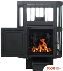 Банная печь Сибирь 18 С УНИВЕРСАЛЬНОЙ ДВЕРЦЕЙ (330894)