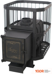 Банная печь Сибирь 18 С УНИВЕРСАЛЬНОЙ ДВЕРЦЕЙ (330894)