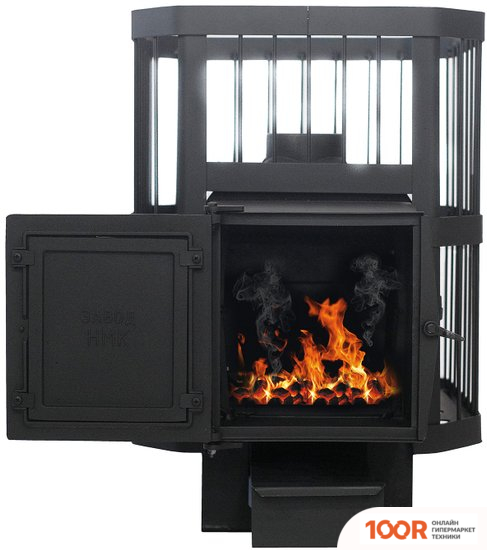 Банная печь Сибирь 18 С УНИВЕРСАЛЬНОЙ ДВЕРЦЕЙ (330894)