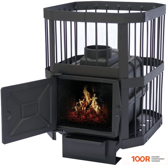 Банная печь Сибирь 15 БЕЗ ВЫНОСНОГО ТОПОЧНОГО КАНАЛА (330888)