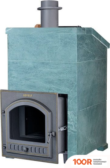 Банная печь Гефест 35 (П) ПРЕЗИДЕНТ 1120/50 ТАЛЬКОХЛОРИТ (330785)