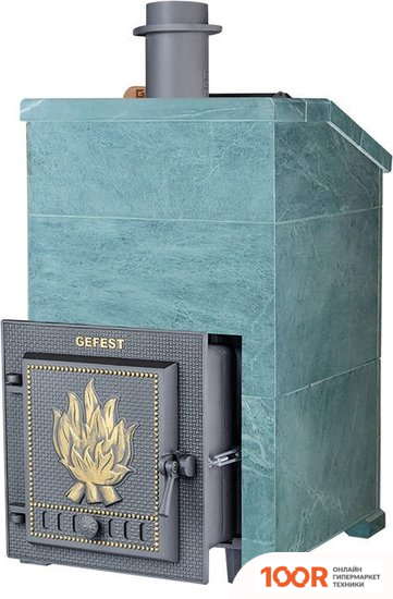 Банная печь Гефест 25 ПРЕЗИДЕНТ 1000/50 ТАЛЬКОХЛОРИТ (330776)
