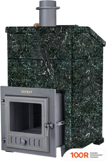 Банная печь Гефест 25 (М) ПРЕЗИДЕНТ 1000/50 СЕРПЕНТИНИТ (330767)