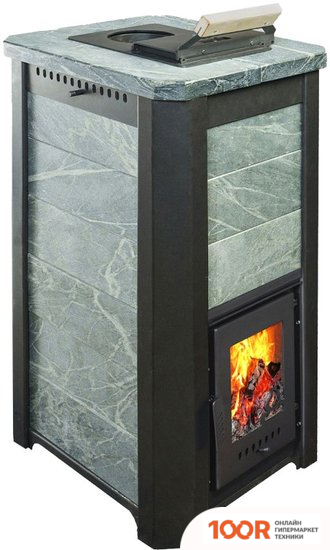 Банная печь Варвара ТЕРМА СКАЗКА МИНИ УКОРОЧЕННАЯ (ТАЛЬКОХЛОРИТ, СТАЛЬ) (330755)