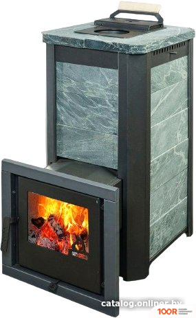 Банная печь Варвара ТЕРМА СКАЗКА МИНИ (ПИРОКСЕНИТ, СТАЛЬ/НЕРЖАВЕЮЩАЯ СТАЛЬ) (330749)