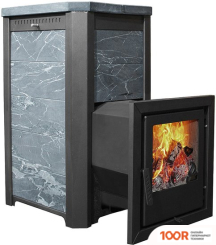 Банная печь Варвара СКАЗКА УДЛИНЕННАЯ (ТАЛЬКОХЛОРИТ, СТАЛЬ + НЕРЖАВЕЙКА) (330738)