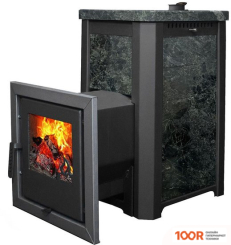 Банная печь Варвара СКАЗКА МИНИ УДЛИНЕННАЯ (ПИРОКСЕНИТ, СТАЛЬ + НЕРЖАВЕЙКА) (330732)