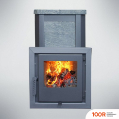 Банная печь Варвара СКАЗКА МИНИ (ТАЛЬКОХЛОРИТ, СТАЛЬ/НЕРЖАВЕЮЩАЯ СТАЛЬ) (330727)