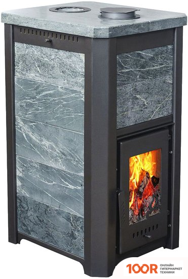 Банная печь Варвара СКАЗКА ДУЭТ (ТАЛЬКОХЛОРИТ, СТАЛЬ) (330723)