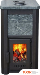 Банная печь Варвара СКАЗКА ДУЭТ (ПИРОКСЕНИТ, СТАЛЬ + НЕРЖАВЕЙКА) (330720)