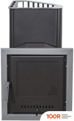 Банная печь Варвара БЕРМУДА ЛЕВАЯ УДЛИНЕННАЯ (ПАНОРАМНАЯ ДВЕРЬ) (330702)