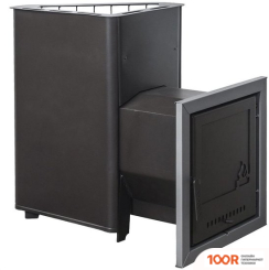 Банная печь Варвара БЕРМУДА ЛЕВАЯ УДЛИНЕННАЯ (ПАНОРАМНАЯ ДВЕРЬ) (330702)