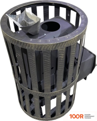 Банная печь Березка ВОЕВОДА 15, СЕТЧАТЫЙ КОЖУХ, ЗАКРЫТАЯ КАМЕНКА (330691)