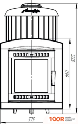 Банная печь Prometall АТМОСФЕРА XL (РОССО ЛЕВАНТО, ЛАМЕЛИ) (330609)