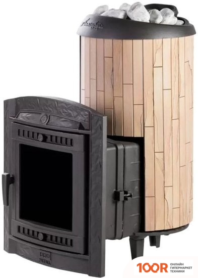 Банная печь Prometall АТМОСФЕРА XL (ОКАМЕНЕВШЕЕ ДЕРЕВО, ЛАМЕЛИ) (330608)
