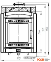 Банная печь Prometall АТМОСФЕРА L КТТ (СЕТКА НЕРЖАВЕЙКА) (330603)