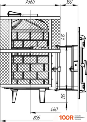 Банная печь Prometall АТМОСФЕРА L (330591)