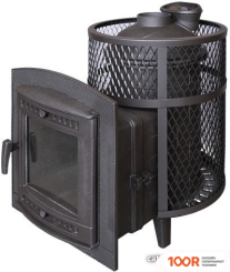 Банная печь Prometall АТМОСФЕРА (С СЕТКОЙ ДЛЯ КАМНЕЙ ИЗ НЕРЖАВЕЮЩЕЙ СТАЛИ) (330589)