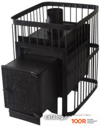 Банная печь ComfortProm ЧУГУННАЯ ДВЕРЬ (СТАЛЬ 8ММ, 160КГ) (330537)