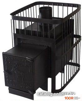 Банная печь ComfortProm ЧУГУННАЯ ДВЕРЬ (СТАЛЬ 8ММ) (330536)