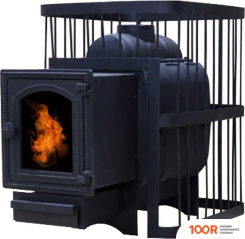 Банная печь ComfortProm ЧУГУН 20М3, ДВЕРЬ СО СТЕКЛОМ (330528)
