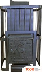 Банная печь ComfortProm ЧУГУН 20М3 ЗАКРЫТАЯ КАМЕНКА, ЧУГУННАЯ ДВЕРЬ (330527)