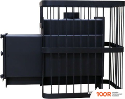 Банная печь ComfortProm СТАЛЬ 8ММ 26М3, ЧУГУННАЯ ДВЕРЬ (330521)