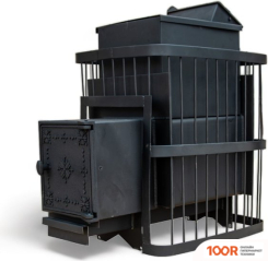 Банная печь ComfortProm СТАЛЬ 8ММ 26М3, ЗАКРЫТАЯ КАМЕНКА, ЧУГУННАЯ ДВЕРЬ (330519)