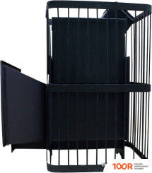 Банная печь ComfortProm СТАЛЬ 8ММ 26М3, ЗАКРЫТАЯ КАМЕНКА, ПАНОРАМА (330518)