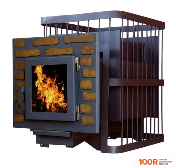 Банная печь ComfortProm СТАЛЬ 3ММ 20М3, ДВЕРЬ СО СТЕКЛОМ (330506)