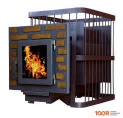 Банная печь ComfortProm СТАЛЬ 3ММ 20М3, ДВЕРЬ СО СТЕКЛОМ (330506)