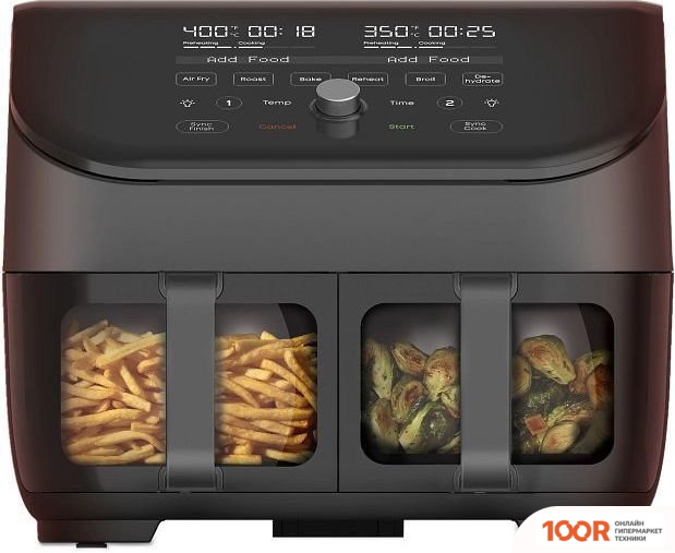 Аэрогриль / фритюрница Instant VORTEX PLUS DUAL (ЧЕРНЫЙ) (330395)